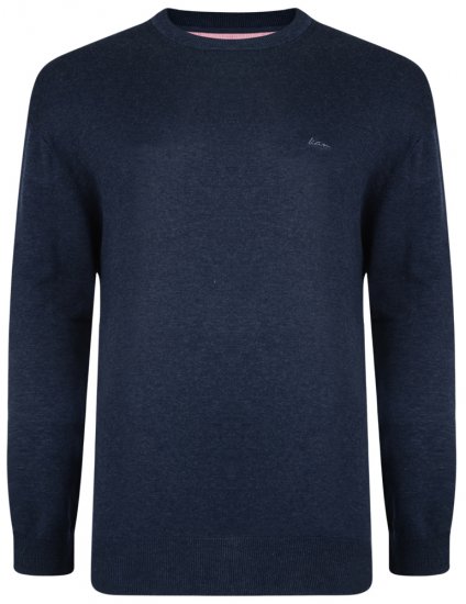 Kam Jeans Knitted Sweater Denim - φούτερ/Φούτερ με κουκούλα - φούτερ/Φούτερ με κουκούλα ανδρικά μεγάλα μεγέθη 