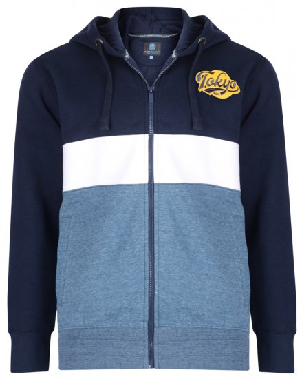Kam Jeans 7002 Hoodie Denim - φούτερ/Φούτερ με κουκούλα - φούτερ/Φούτερ με κουκούλα ανδρικά μεγάλα μεγέθη 