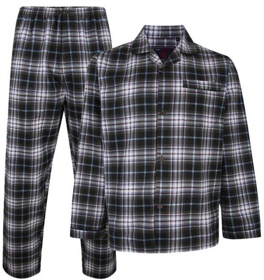 Kam Jeans 880 Flannel Pyjama Set - Εσώρουχα/Μαγιό - Aνδρικά Εσώρουχα μεγάλα μεγέθη