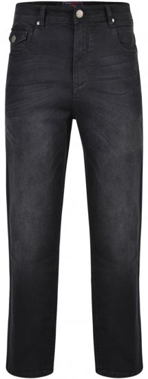 Kam Jeans Alonso Black Used - Τζιν και παντελόνια - Aνδρικα τζιν παντελόνια μεγάλα μεγέθη