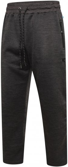 Kam Jeans AP006 Active Performance Marl Jog Pants Charcoal - Αθλητικές φόρμες/σορτσάκια - Αθλητικές Φόρμες ανδρικεσ μεγάλα μεγέθη