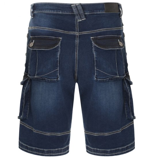 Kam Jeans Ivan Cargo Shorts Dark Used - Σορτς - Aνδρικεσ βερμουδεσ μεγαλα μεγάλα μεγέθη
