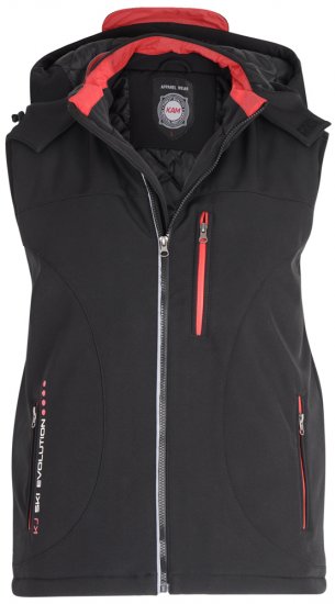 Kam Jeans KV88 Soft Shell Vest - Μπουφάν - Aνδρικά μπουφαν μεγάλα μεγέθη