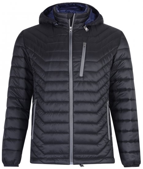 Kam Jeans KV90 Jacket Black - Μπουφάν - Aνδρικά μπουφαν μεγάλα μεγέθη