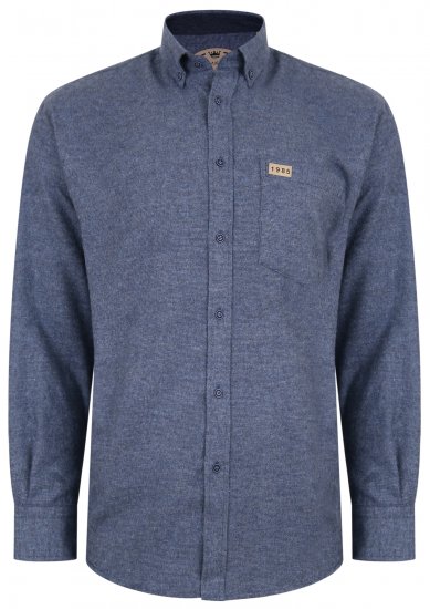 Kam Jeans P683 Two Tone Flannel Weave Shirt - Πουκάμισα - Aνδρικά πουκαμισα μεγαλα μεγάλα μεγέθη