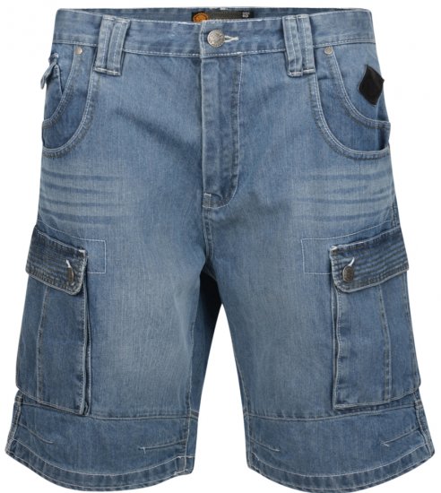 Kam Jeans Sebastian Denim Shorts - Σορτς - Aνδρικεσ βερμουδεσ μεγαλα μεγάλα μεγέθη