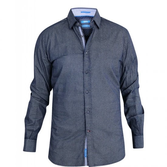 D555 Kermit Long Sleeve Printed Shirt - Πουκάμισα - Aνδρικά πουκαμισα μεγαλα μεγάλα μεγέθη