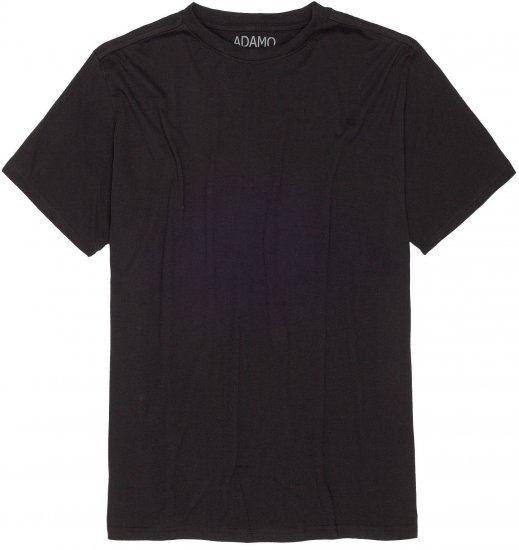 Adamo Kevin Regular fit T-shirt Black - Μακό μπλουζάκια - Aνδρικά μπλουζεσ μεγάλα μεγέθη