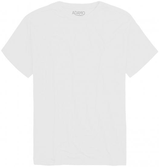 Adamo Kevin Regular fit T-shirt White - Μακό μπλουζάκια - Aνδρικά μπλουζεσ μεγάλα μεγέθη
