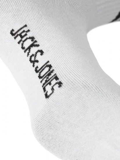 Jack & Jones Travis Κάλτσες τένις Λευκό 3-pack - Εσώρουχα/Μαγιό - Aνδρικά Εσώρουχα μεγάλα μεγέθη