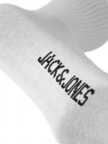 Jack & Jones Basic Κάλτσες τένις Λευκό 5-pack - Εσώρουχα/Μαγιό - Aνδρικά Εσώρουχα μεγάλα μεγέθη