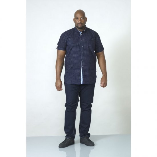 D555 Kurt Printed Short Sleeve Shirt - Πουκάμισα - Aνδρικά πουκαμισα μεγαλα μεγάλα μεγέθη