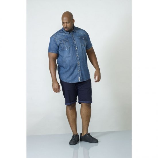 D555 Mike Denim Shirt - Πουκάμισα - Aνδρικά πουκαμισα μεγαλα μεγάλα μεγέθη