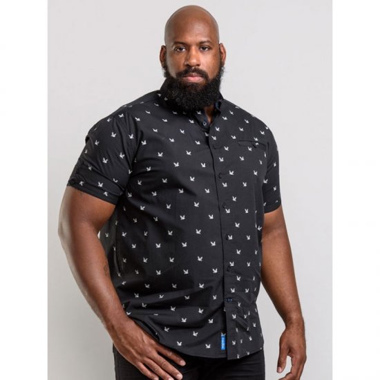 D555 Marley Shirt Black - Πουκάμισα - Aνδρικά πουκαμισα μεγαλα μεγάλα μεγέθη