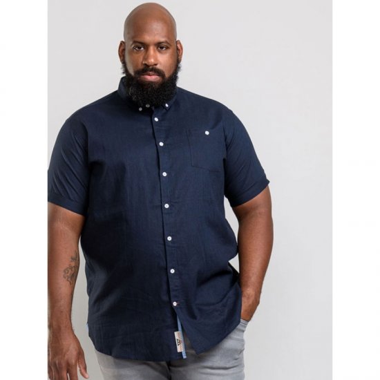 D555 Brixton Shirt Navy - Πουκάμισα - Aνδρικά πουκαμισα μεγαλα μεγάλα μεγέθη