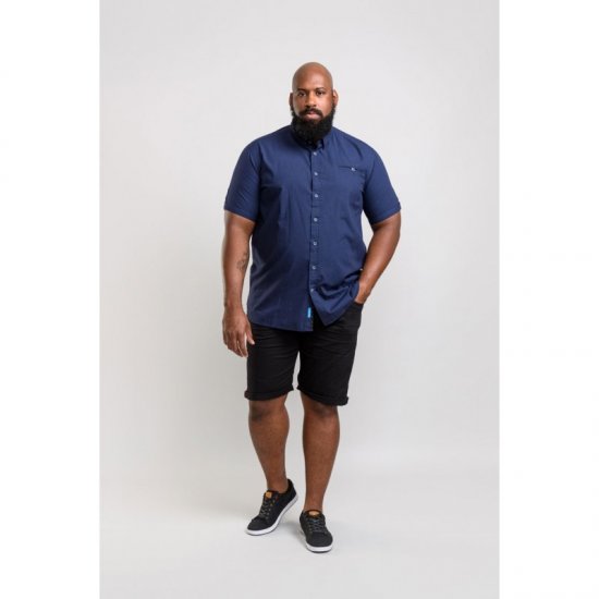 D555 Wesson Shirt Navy - Πουκάμισα - Aνδρικά πουκαμισα μεγαλα μεγάλα μεγέθη