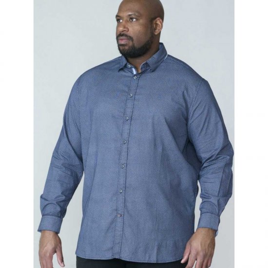 D555 Kermit Long Sleeve Printed Shirt - Πουκάμισα - Aνδρικά πουκαμισα μεγαλα μεγάλα μεγέθη