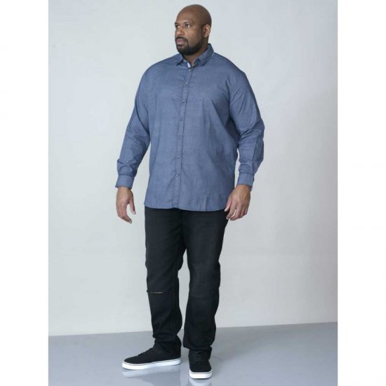D555 Kermit Long Sleeve Printed Shirt - Πουκάμισα - Aνδρικά πουκαμισα μεγαλα μεγάλα μεγέθη