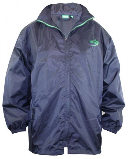 D555 Zac "Packaway" Rain Jacket Navy - Αθλητικά ρούχα & Outdoor - Aθλητικα ρούχα μεγάλα μεγέθη ανδρικά