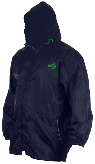D555 Zac "Packaway" Rain Jacket Navy - Αθλητικά ρούχα & Outdoor - Aθλητικα ρούχα μεγάλα μεγέθη ανδρικά