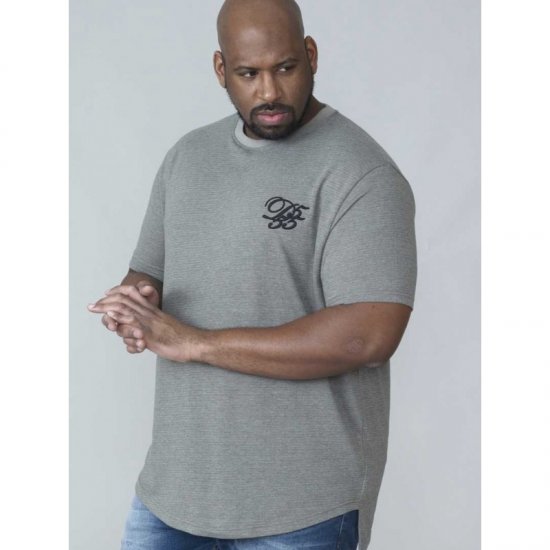 D555 Agler Waffle T-shirt Khaki - Μακό μπλουζάκια - Aνδρικά μπλουζεσ μεγάλα μεγέθη