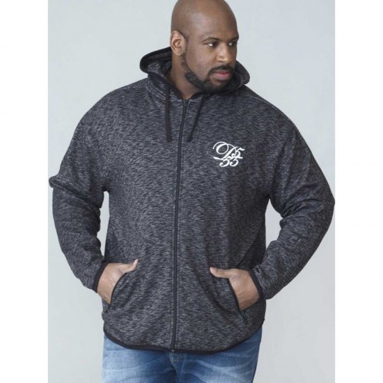 D555 Bennie Full zip Hoodie - φούτερ/Φούτερ με κουκούλα - φούτερ/Φούτερ με κουκούλα ανδρικά μεγάλα μεγέθη 