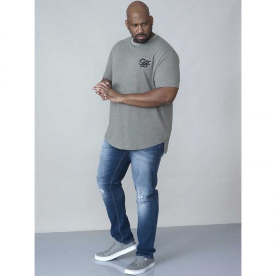 D555 Agler Waffle T-shirt Khaki - Μακό μπλουζάκια - Aνδρικά μπλουζεσ μεγάλα μεγέθη