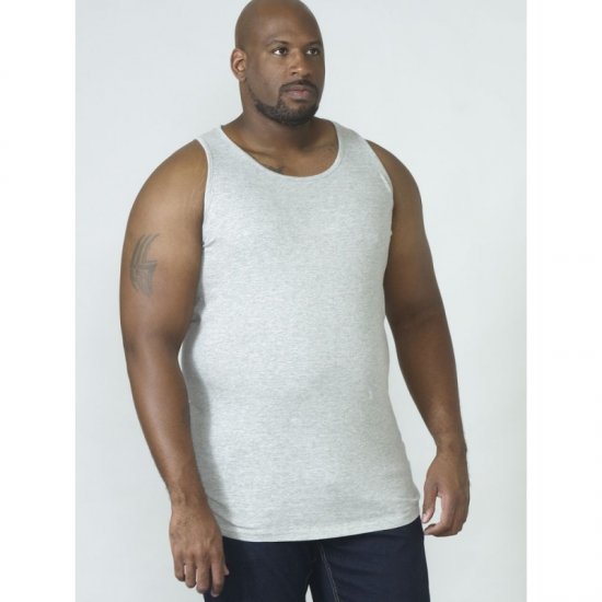 D555 Fabio Tanktop Grey - Μακό μπλουζάκια - Aνδρικά μπλουζεσ μεγάλα μεγέθη