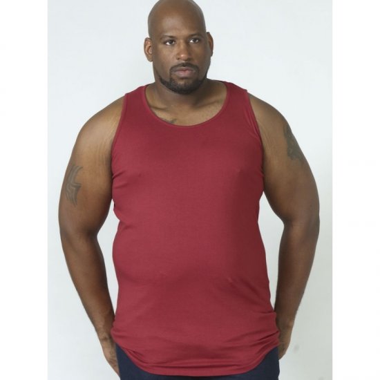 D555 Fabio Tanktop Red - Μακό μπλουζάκια - Aνδρικά μπλουζεσ μεγάλα μεγέθη