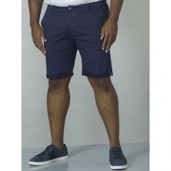 D555 Calvin Stretch Shorts Navy - Σορτς - Aνδρικεσ βερμουδεσ μεγαλα μεγάλα μεγέθη