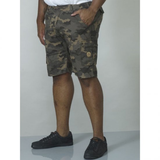 D555 Marty Camo Shorts Green - Σορτς - Aνδρικεσ βερμουδεσ μεγαλα μεγάλα μεγέθη