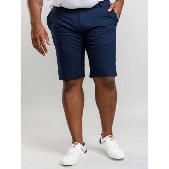 D555 Lopez Stretch Shorts Navy - Σορτς - Aνδρικεσ βερμουδεσ μεγαλα μεγάλα μεγέθη