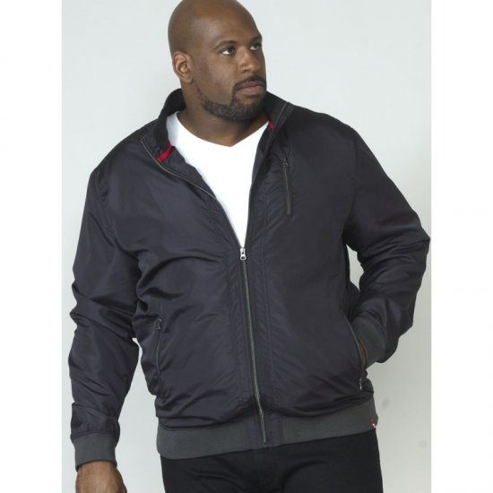 D555 Terron Bomber Jacket Black - Μπουφάν - Aνδρικά μπουφαν μεγάλα μεγέθη