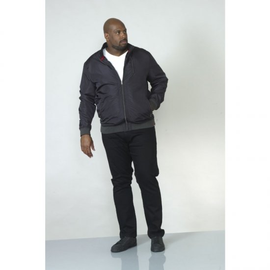 D555 Terron Bomber Jacket Black - Μπουφάν - Aνδρικά μπουφαν μεγάλα μεγέθη