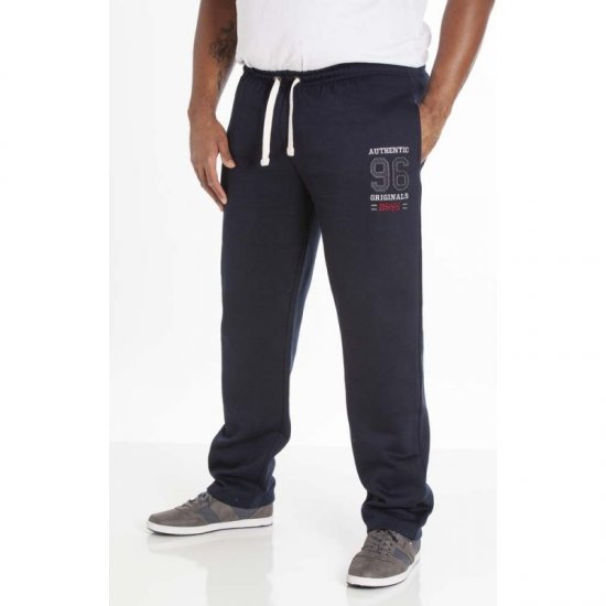 D555 Portland Sweatpants Navy - Αθλητικές φόρμες/σορτσάκια - Αθλητικές Φόρμες ανδρικεσ μεγάλα μεγέθη