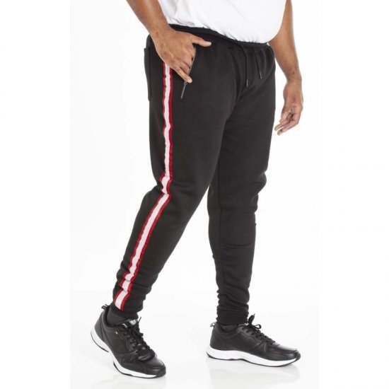 D555 Virginia Sweatpants Black - Αθλητικές φόρμες/σορτσάκια - Αθλητικές Φόρμες ανδρικεσ μεγάλα μεγέθη