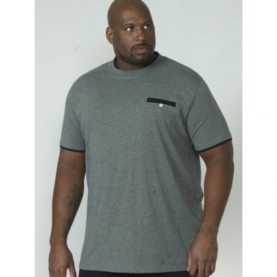 D555 Nelly T-shirt Khaki - Μακό μπλουζάκια - Aνδρικά μπλουζεσ μεγάλα μεγέθη