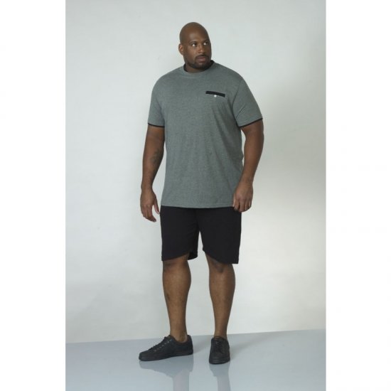 D555 Nelly T-shirt Khaki - Μακό μπλουζάκια - Aνδρικά μπλουζεσ μεγάλα μεγέθη