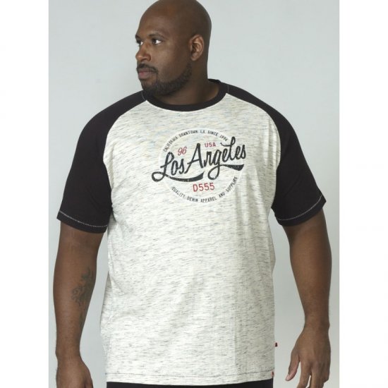 D555 Judson T-shirt Grey - Μακό μπλουζάκια - Aνδρικά μπλουζεσ μεγάλα μεγέθη