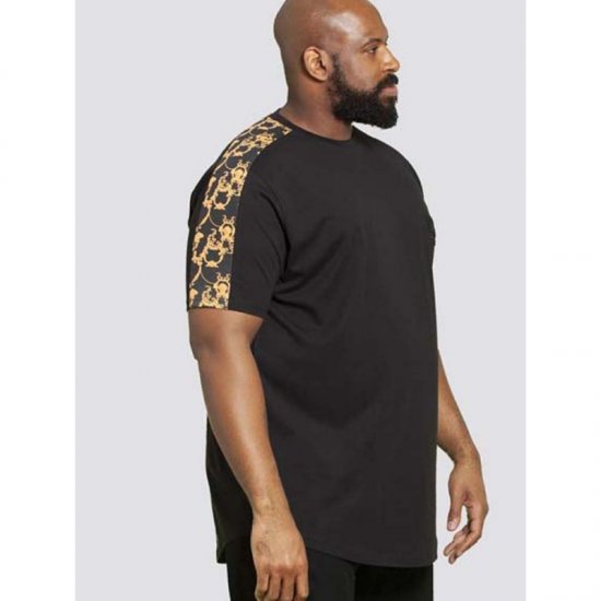 D555 Damien Couture T-shirt Black - Μακό μπλουζάκια - Aνδρικά μπλουζεσ μεγάλα μεγέθη