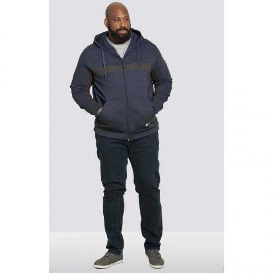 D555 Louisiana Hoodie Navy - φούτερ/Φούτερ με κουκούλα - φούτερ/Φούτερ με κουκούλα ανδρικά μεγάλα μεγέθη 