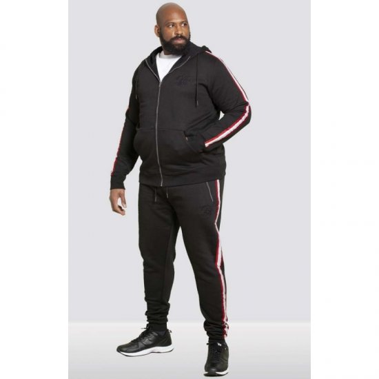 D555 Kentucky Hoodie Black - φούτερ/Φούτερ με κουκούλα - φούτερ/Φούτερ με κουκούλα ανδρικά μεγάλα μεγέθη 