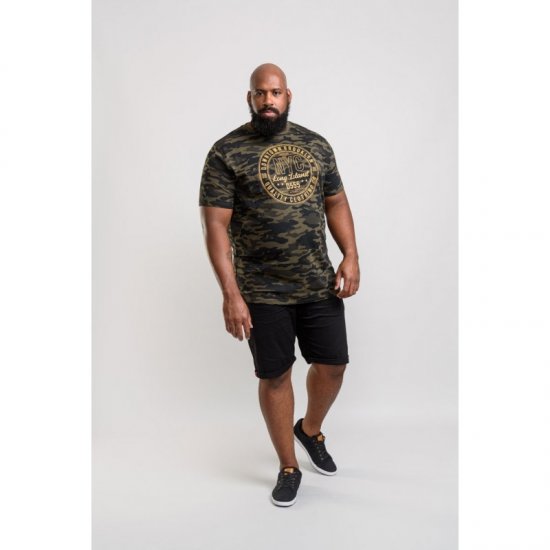 D555 Thompson T-shirt Jungle Camo - Μακό μπλουζάκια - Aνδρικά μπλουζεσ μεγάλα μεγέθη