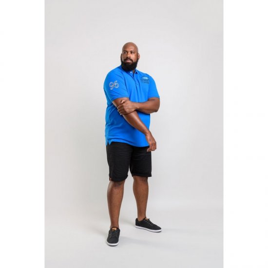D555 Parker Polo Blue - Πόλο μπλουζάκια - Aνδρικά μπλουζακια πολο μεγάλα μεγέθη