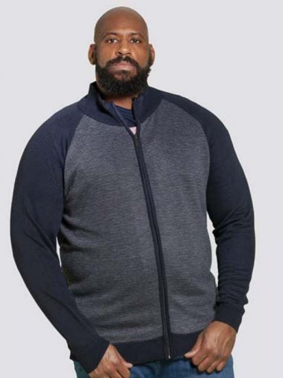 D555 Tanner Sweater Navy - φούτερ/Φούτερ με κουκούλα - φούτερ/Φούτερ με κουκούλα ανδρικά μεγάλα μεγέθη 