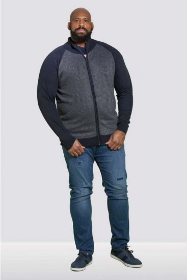 D555 Tanner Sweater Navy - φούτερ/Φούτερ με κουκούλα - φούτερ/Φούτερ με κουκούλα ανδρικά μεγάλα μεγέθη 