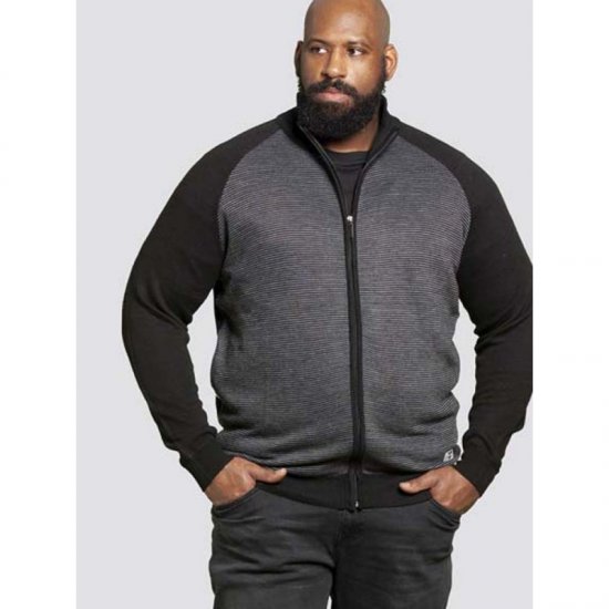 D555 Tanner Sweater Black - φούτερ/Φούτερ με κουκούλα - φούτερ/Φούτερ με κουκούλα ανδρικά μεγάλα μεγέθη 