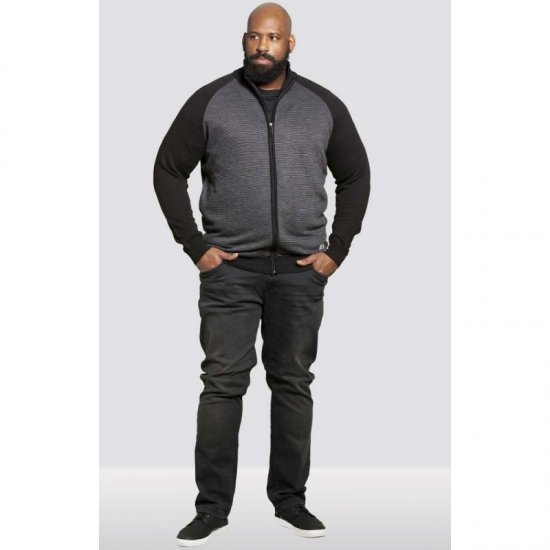 D555 Tanner Sweater Black - φούτερ/Φούτερ με κουκούλα - φούτερ/Φούτερ με κουκούλα ανδρικά μεγάλα μεγέθη 