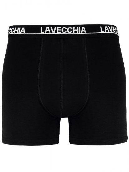 Lavecchia 1020 Boxershorts 3-pack Black/Charcoal/White - Εσώρουχα/Μαγιό - Aνδρικά Εσώρουχα μεγάλα μεγέθη