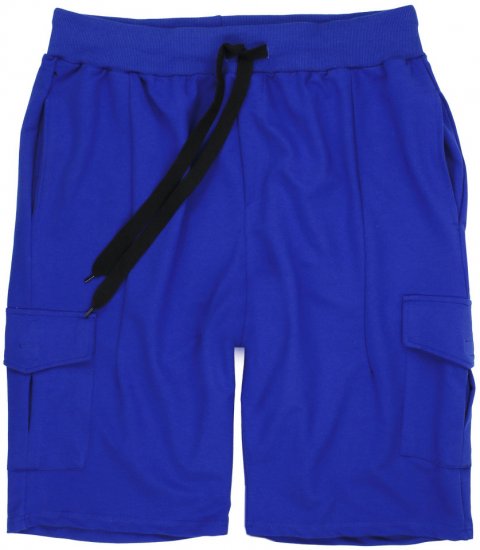 Lavecchia 2011 Cargo-pocket Sweatshorts Royal Blue - Αθλητικές φόρμες/σορτσάκια - Αθλητικές Φόρμες ανδρικεσ μεγάλα μεγέθη